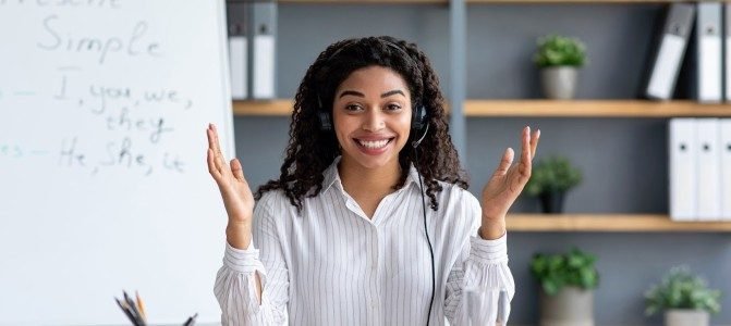 Lucia Garde docente de inglés en Vila-real